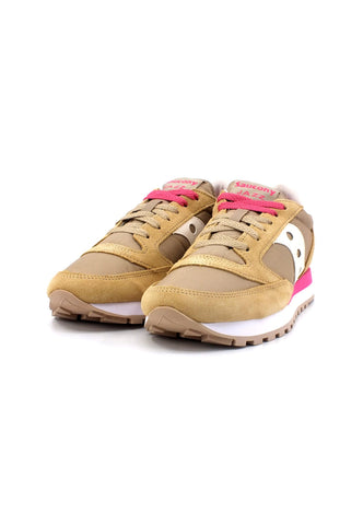 SAUCONY Jazz Original Sneaker Donna Beige Green Pink S1044-639 - Sandrini Calzature e Abbigliamento
