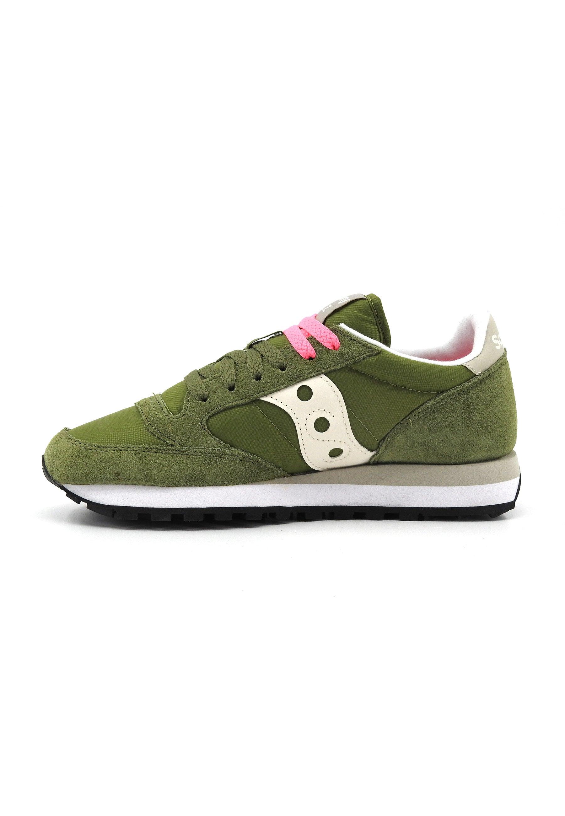 SAUCONY Jazz Original Sneaker Donna Olive Cream S1044-681 - Sandrini Calzature e Abbigliamento