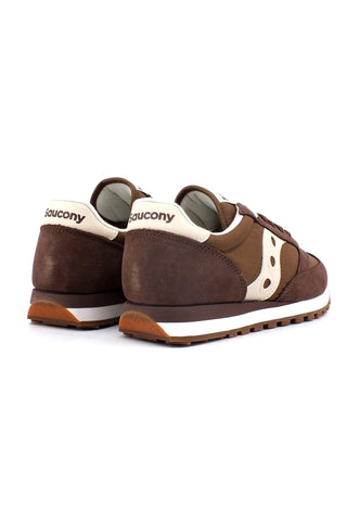 SAUCONY Jazz Original Sneaker Uomo Brown Cream S2044-673 - Sandrini Calzature e Abbigliamento