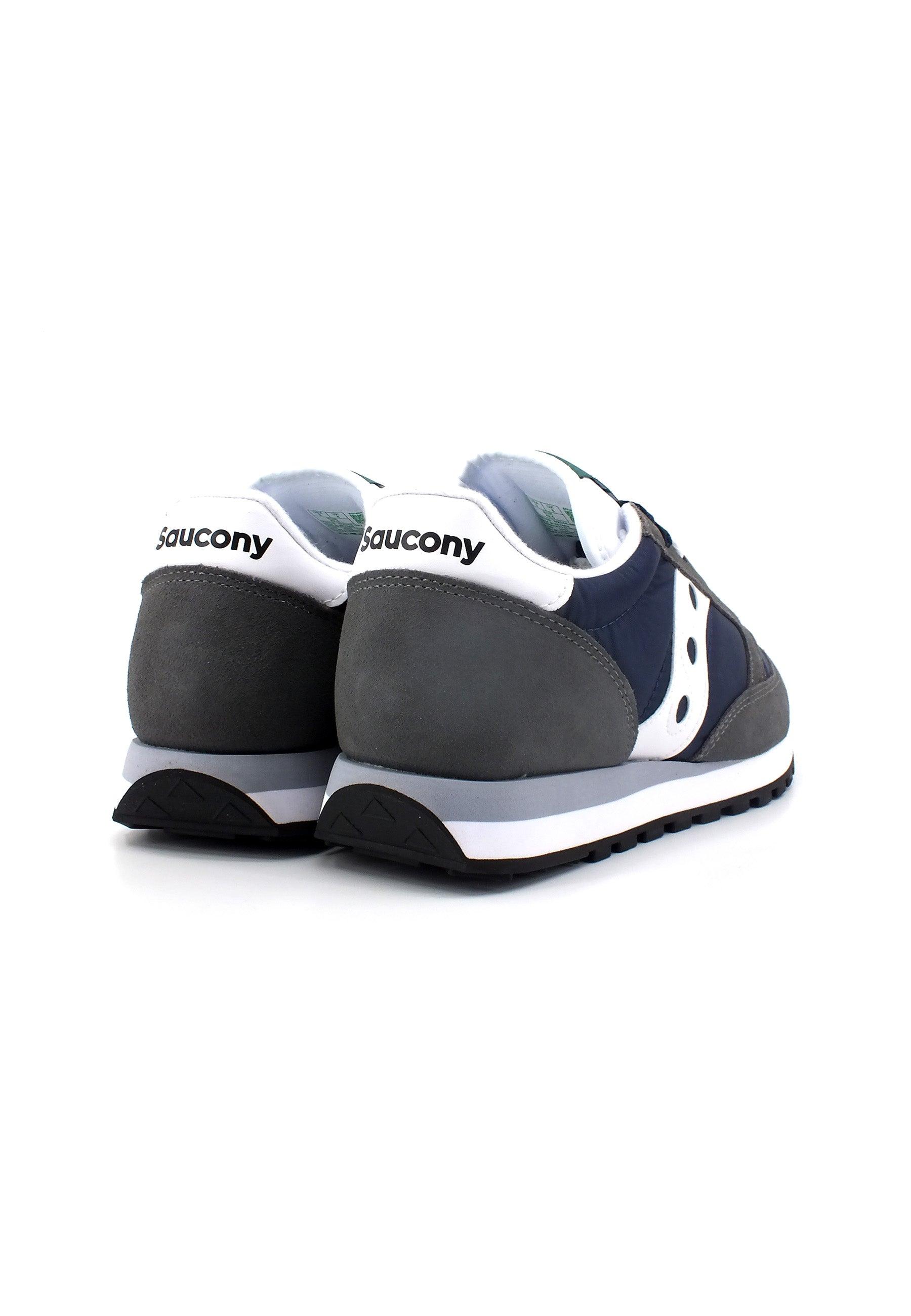 SAUCONY Jazz Original Sneaker Uomo Grey Navy S2044-667 - Sandrini Calzature e Abbigliamento