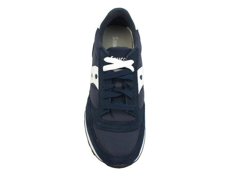 SAUCONY Jazz Original sneakers lacci PELLE NAVY WHITE BLU S2044-316 inverno 2018 - Sandrini Calzature e Abbigliamento