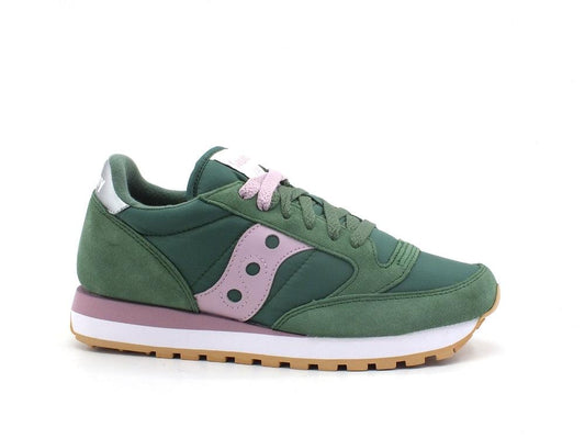 SAUCONY Jazz Original W Sneaker Green Pink S1044-629 - Sandrini Calzature e Abbigliamento