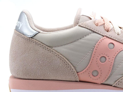 SAUCONY Jazz Original W Sneaker Tan Pink S1044-628 - Sandrini Calzature e Abbigliamento