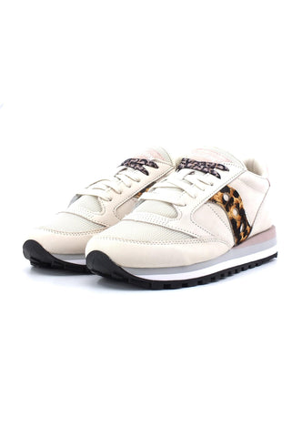 SAUCONY Jazz Triple Sneaker Donna Beige Leopard S60727-2 - Sandrini Calzature e Abbigliamento