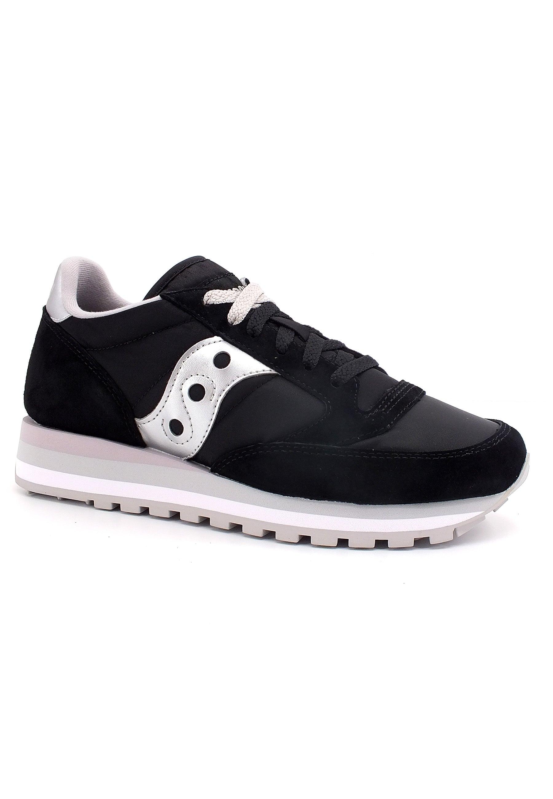 SAUCONY Jazz Triple Sneaker Donna Black Silver S60530-15 - Sandrini Calzature e Abbigliamento