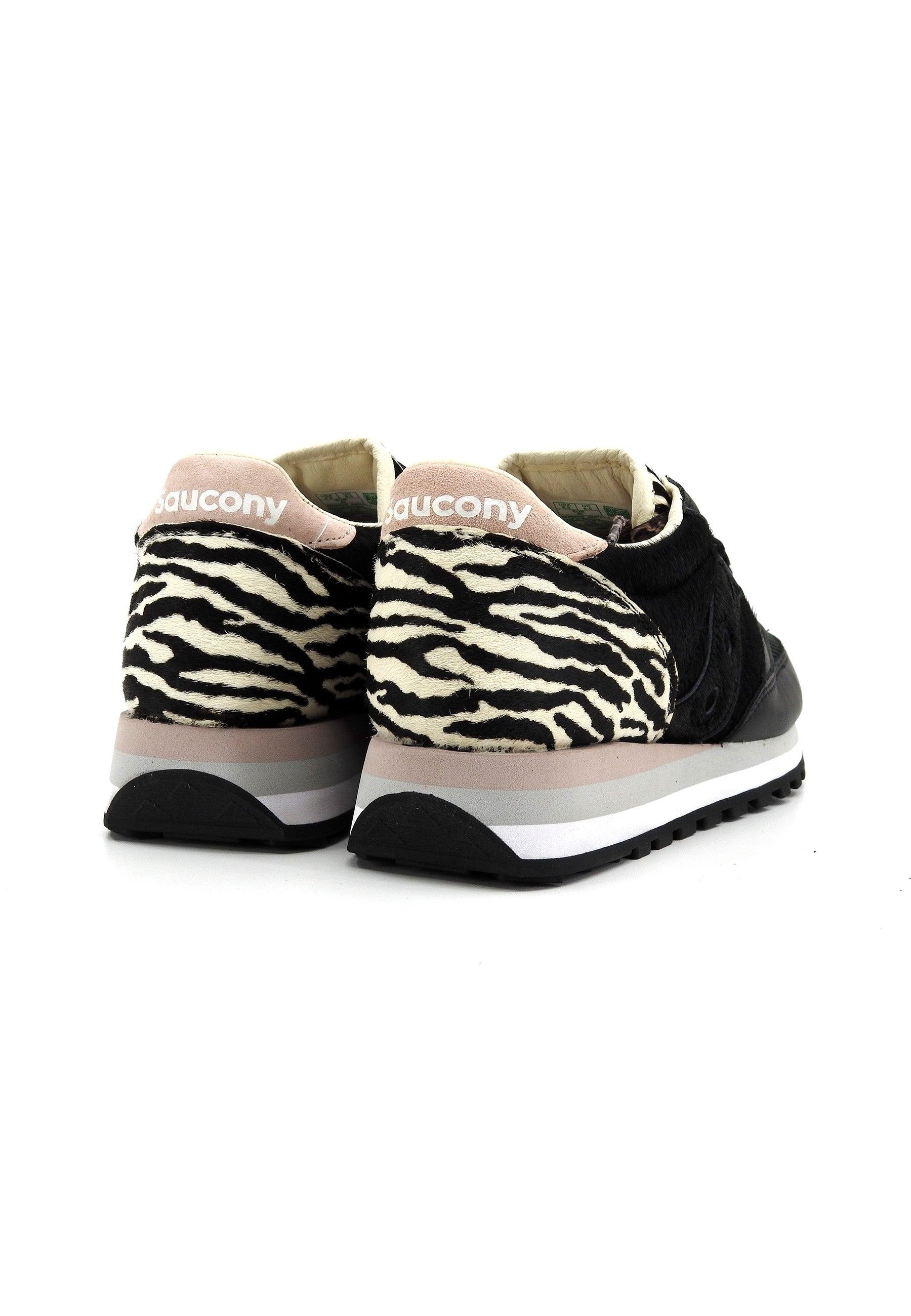 SAUCONY Jazz Triple Sneaker Donna Black Zebra S60727-1 - Sandrini Calzature e Abbigliamento