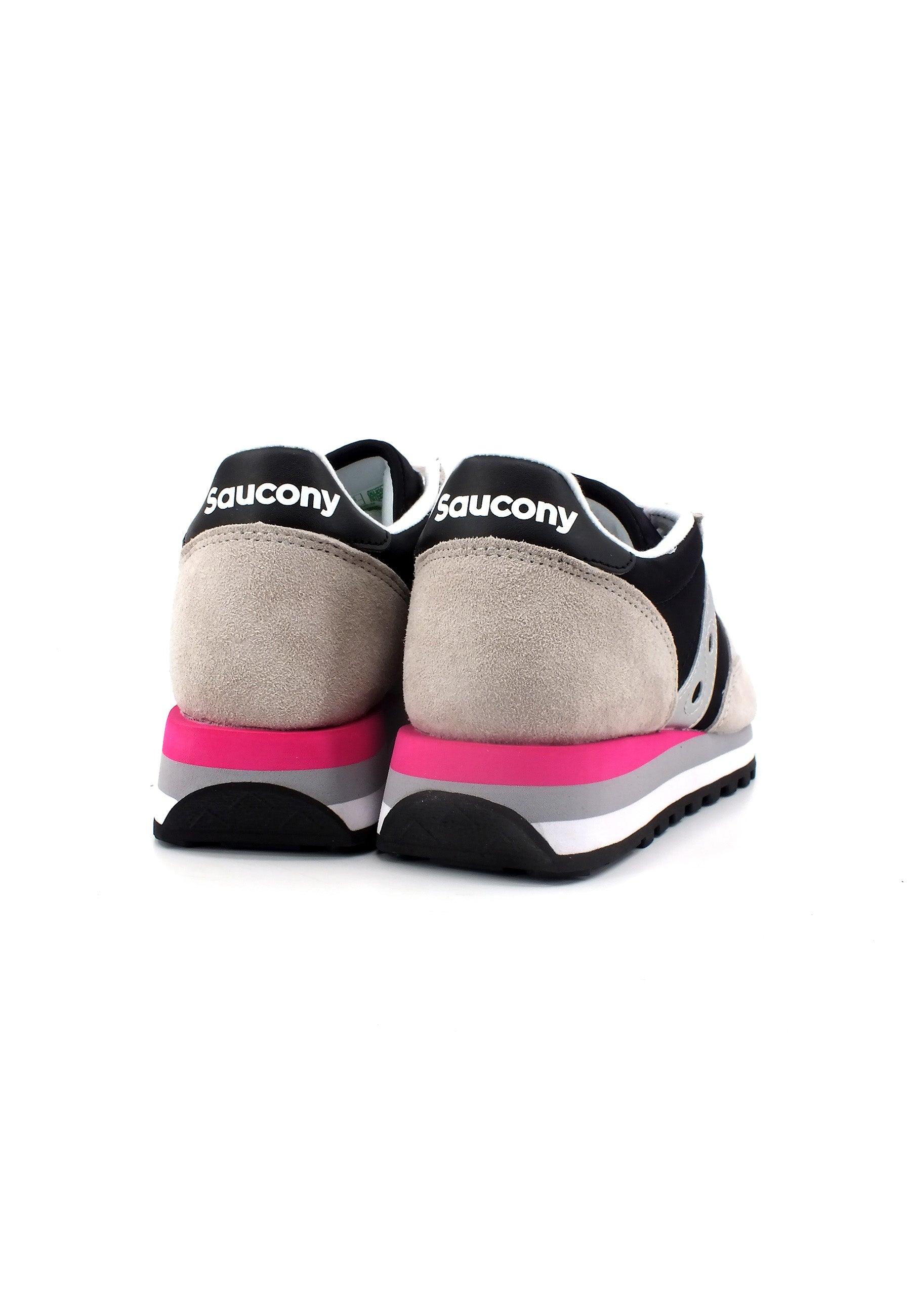 SAUCONY Jazz Triple Sneaker Donna Grey Black S60530-29 - Sandrini Calzature e Abbigliamento