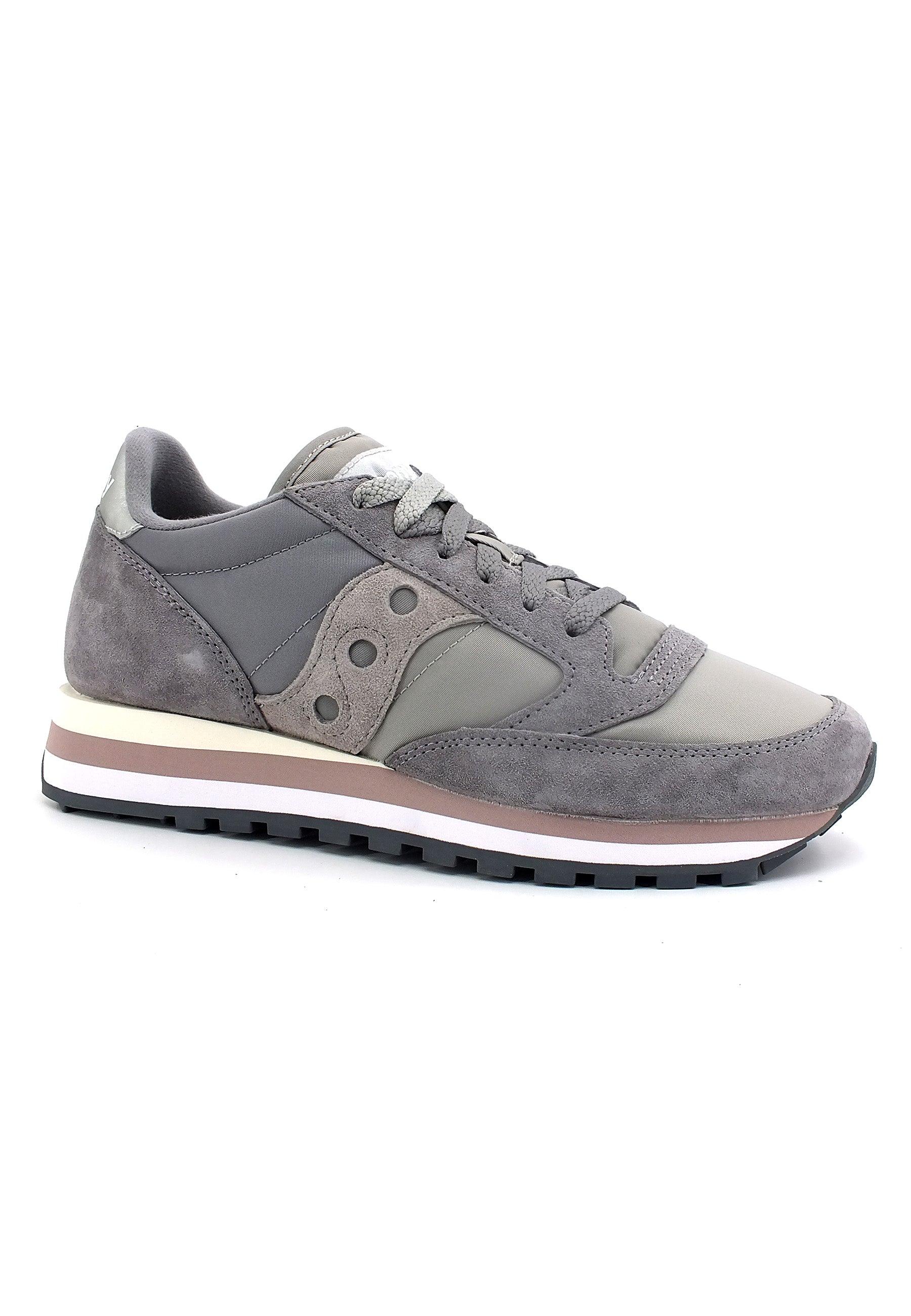 SAUCONY Jazz Triple Sneaker Donna Grey Light Grey S60530-21 - Sandrini Calzature e Abbigliamento