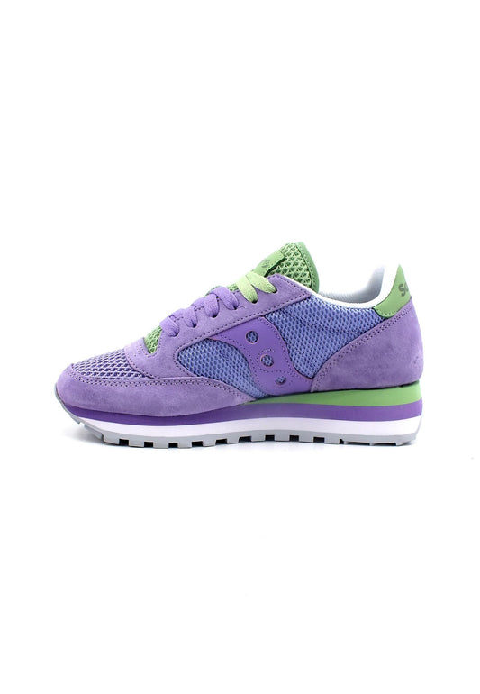 SAUCONY Jazz Triple Summer Sneaker Donna Violet Lime S60766-2 - Sandrini Calzature e Abbigliamento
