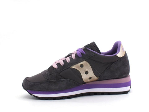 SAUCONY Jazz Triple W Original Sneaker Grey Purple S60530-11 - Sandrini Calzature e Abbigliamento