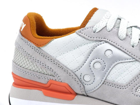 SAUCONY Shadow Original Lt Grey Burnt Orange 1108-716 - Sandrini Calzature e Abbigliamento