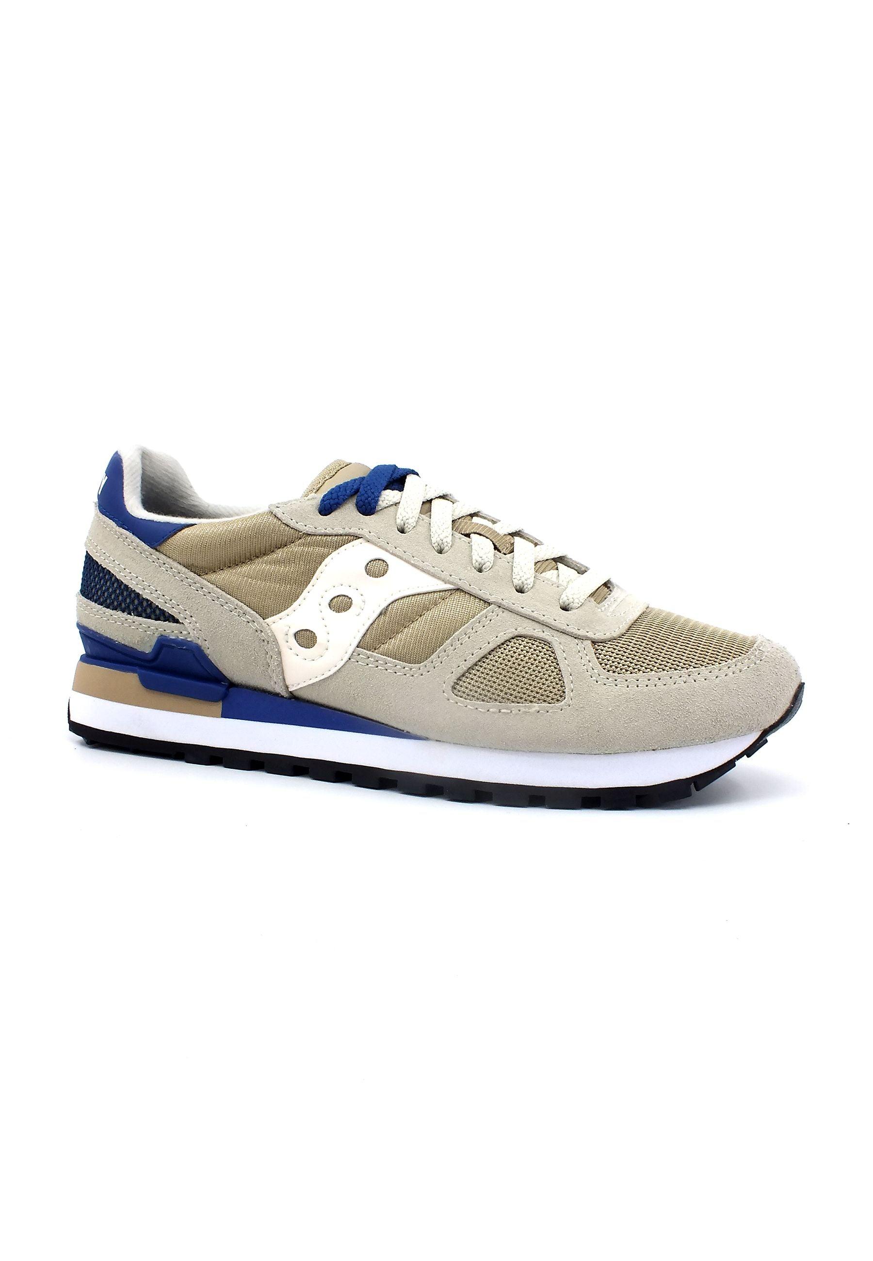 SAUCONY Shadow Original Sneaker Uomo Beige White S2108-807 - Sandrini Calzature e Abbigliamento