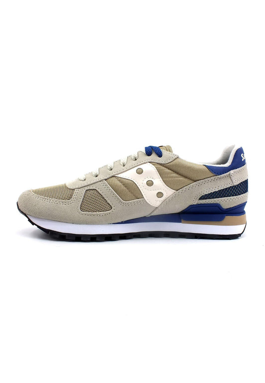 SAUCONY Shadow Original Sneaker Uomo Beige White S2108-807 - Sandrini Calzature e Abbigliamento