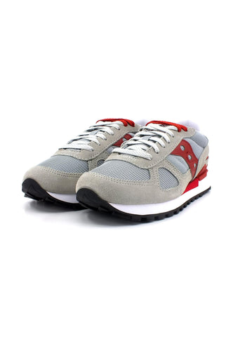 SAUCONY Shadow Original Sneaker Uomo Grey Red S2108-822 - Sandrini Calzature e Abbigliamento