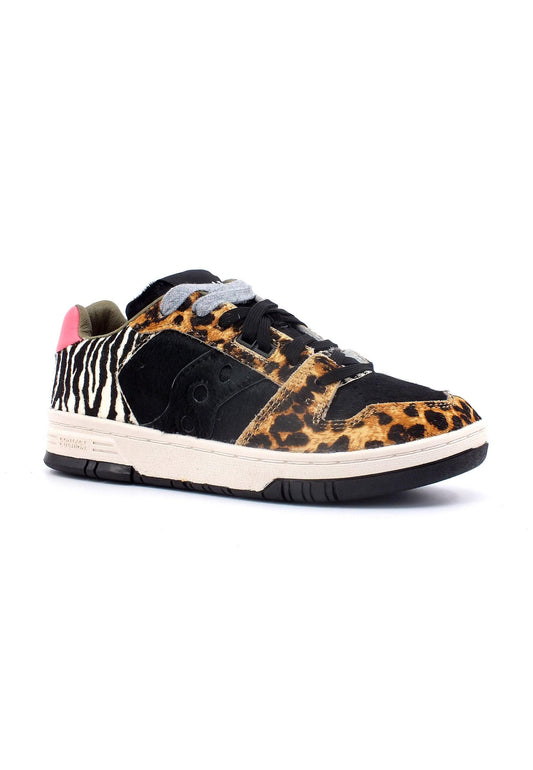 SAUCONY Sonic Low Sneaker Donna Leopard Pink Fantasia S70728-1 - Sandrini Calzature e Abbigliamento