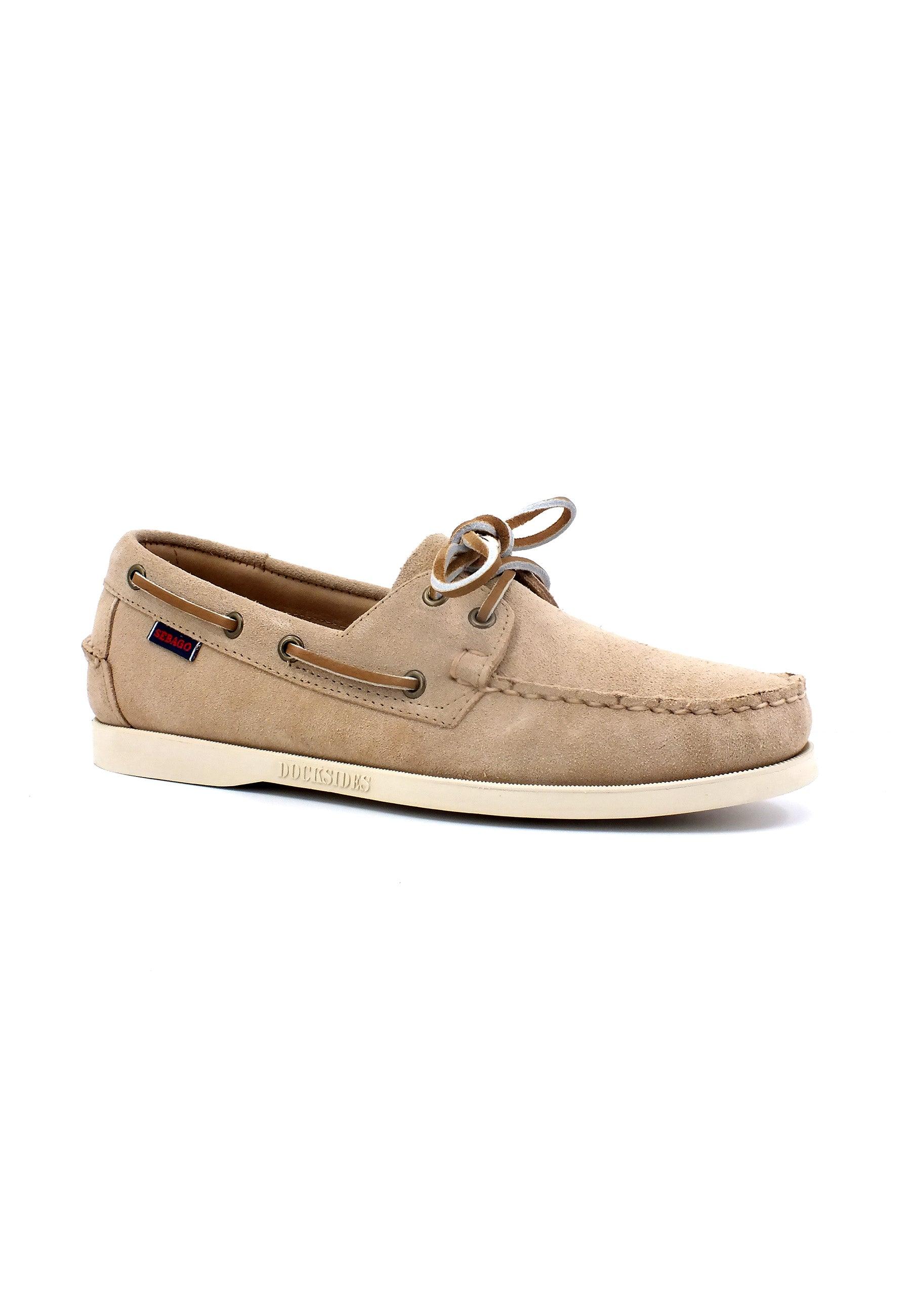 SEBAGO Portland Flesh Out Mocassino Uomo Beige Camel 7111PTW-906 - Sandrini Calzature e Abbigliamento