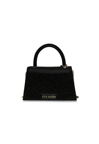 STEVE MADDEN Borsa Mini Satchel Strass Black BGLIMPSE - Sandrini Calzature e Abbigliamento