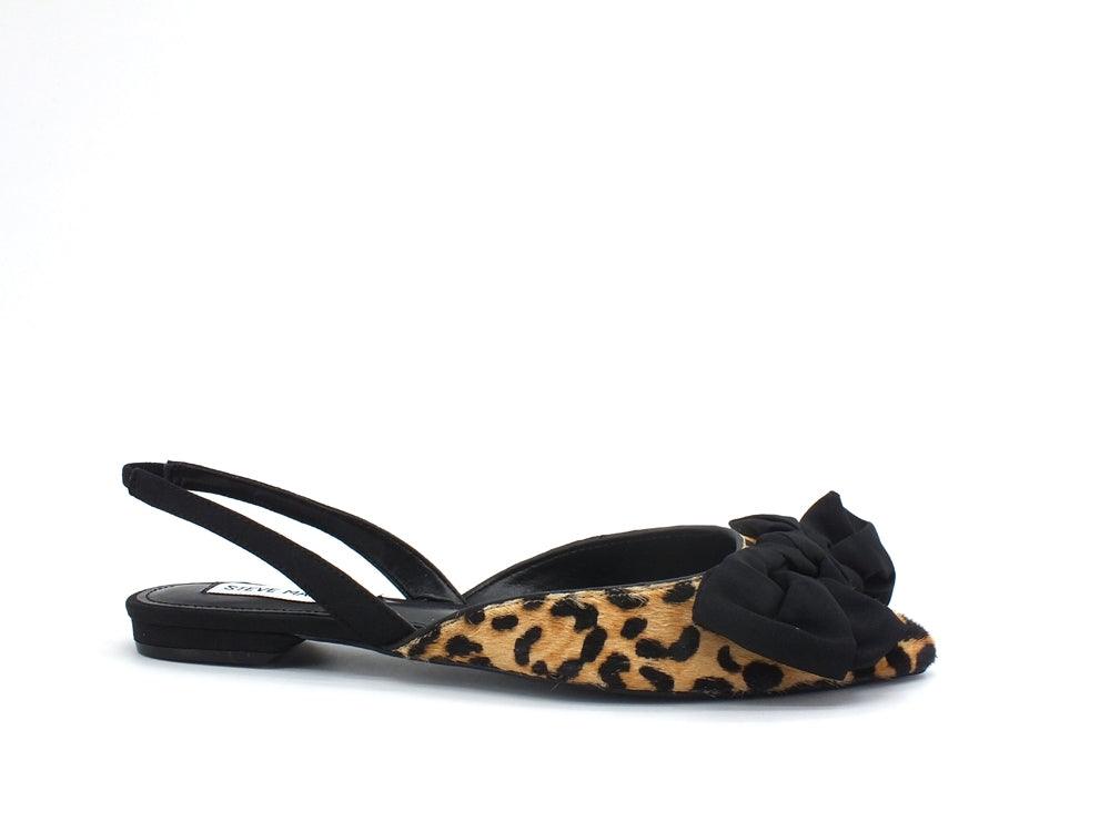 STEVE MADDEN Bowie Sandalo Punta Animalier Bow Leopard BOWI01S1 - Sandrini Calzature e Abbigliamento