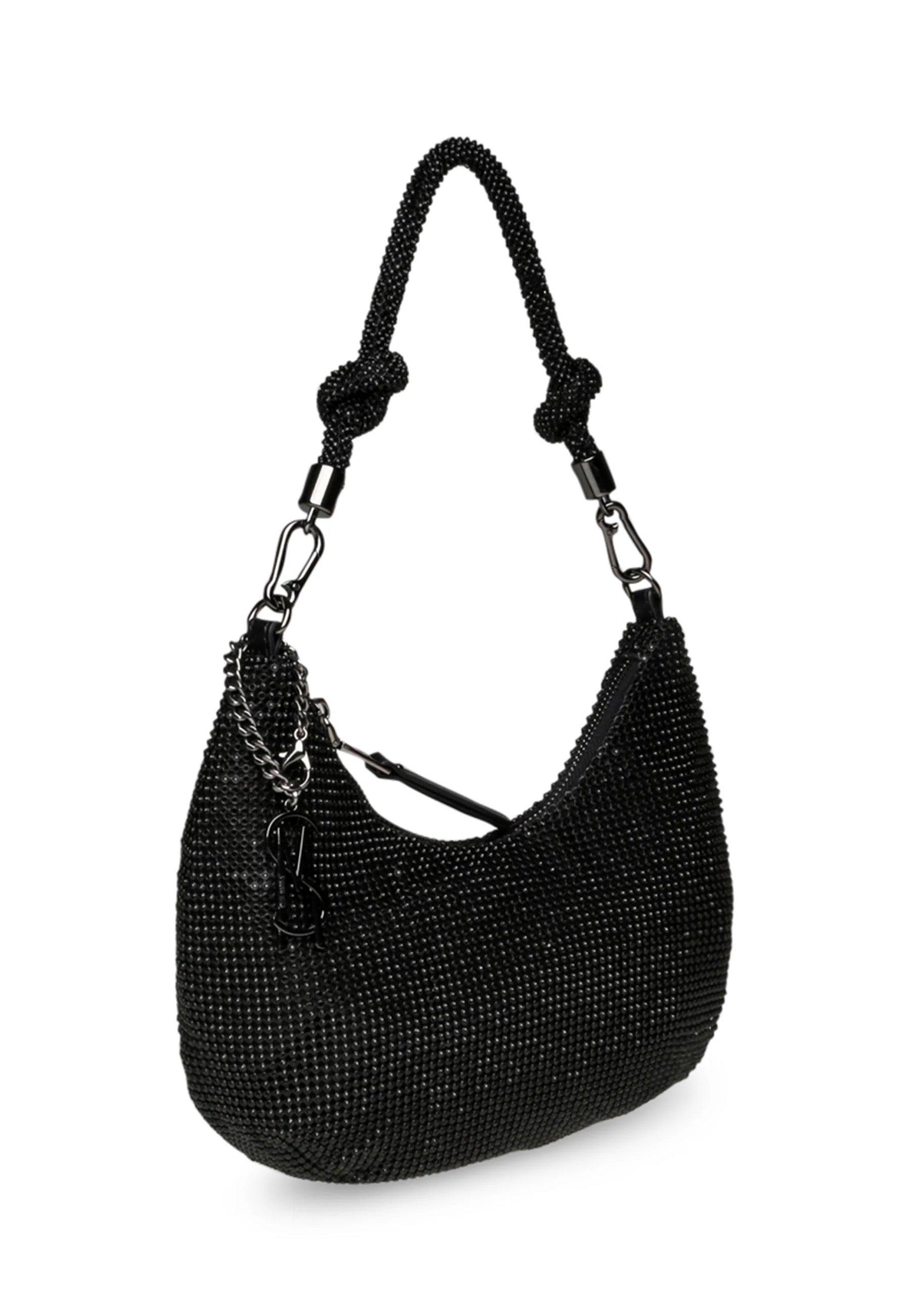 STEVE MADDEN Crystal Hobo Borsa Black BKAYA - Sandrini Calzature e Abbigliamento