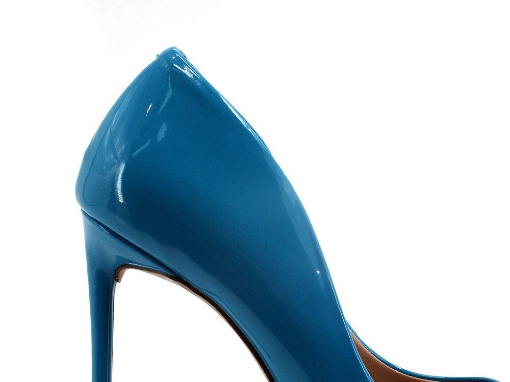 STEVE MADDEN Décolleté Tacco Polished Blu Bright Acqua VALA02S1 - Sandrini Calzature e Abbigliamento