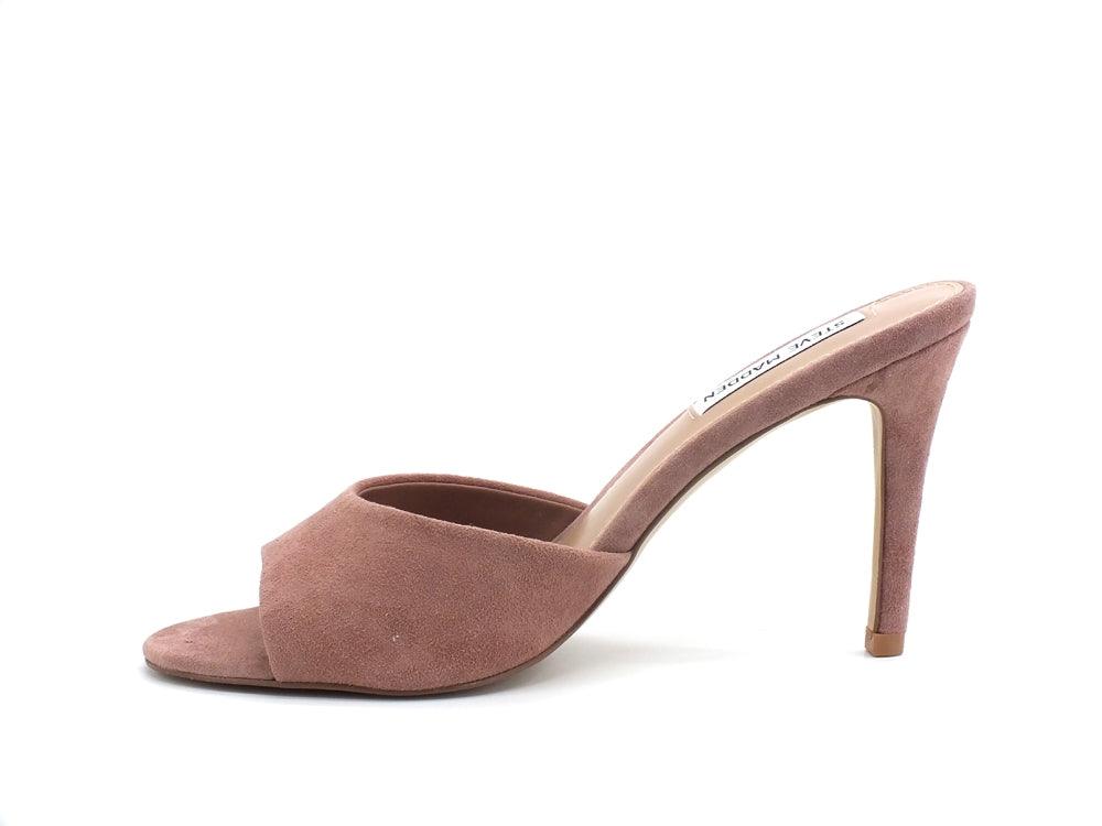 STEVE MADDEN Erin Sandalo Sabot Tacco Camoscio Tan Suede ERIN02S1 - Sandrini Calzature e Abbigliamento