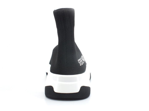 STEVE MADDEN Gametime 2 Sneaker Elastic Sock Hi Calzino Black GAME08S1 - Sandrini Calzature e Abbigliamento