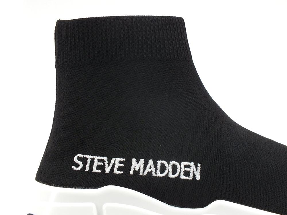 STEVE MADDEN Gametime 2 Sneaker Elastic Sock Hi Calzino Black GAME08S1 - Sandrini Calzature e Abbigliamento