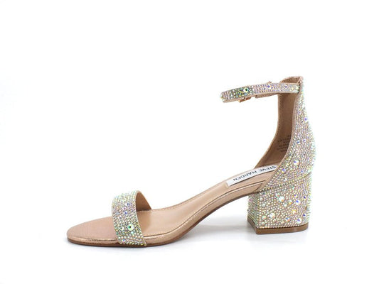 STEVE MADDEN Irenee-G Sandalo Tacco Strass Nude Multi Silver IREN14S1 - Sandrini Calzature e Abbigliamento