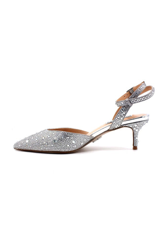 STEVE MADDEN Kittie Sandalo Tacco Strass Donna Silver KITT04S1 - Sandrini Calzature e Abbigliamento