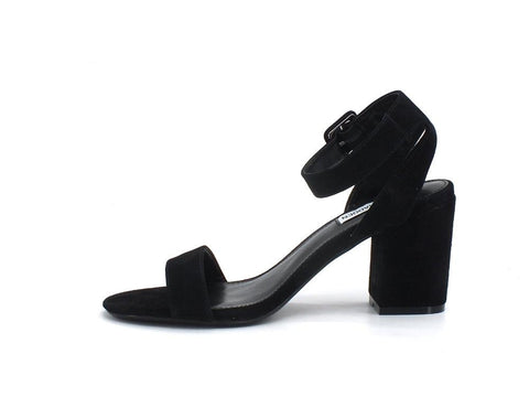 STEVE MADDEN Malia Sandalo Tacco Suede Black MALI03S1 - Sandrini Calzature e Abbigliamento