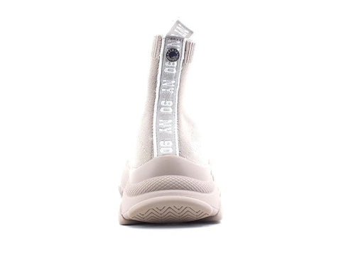 STEVE MADDEN Master Sneaker Running Socks Calzino Light Taupe MAST01S1 - Sandrini Calzature e Abbigliamento