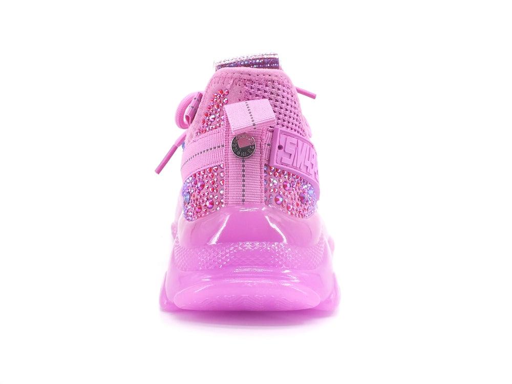STEVE MADDEN Maxilla-R Sneaker Elastic Strass Fluo Eletric Violet MAXI09S1 - Sandrini Calzature e Abbigliamento