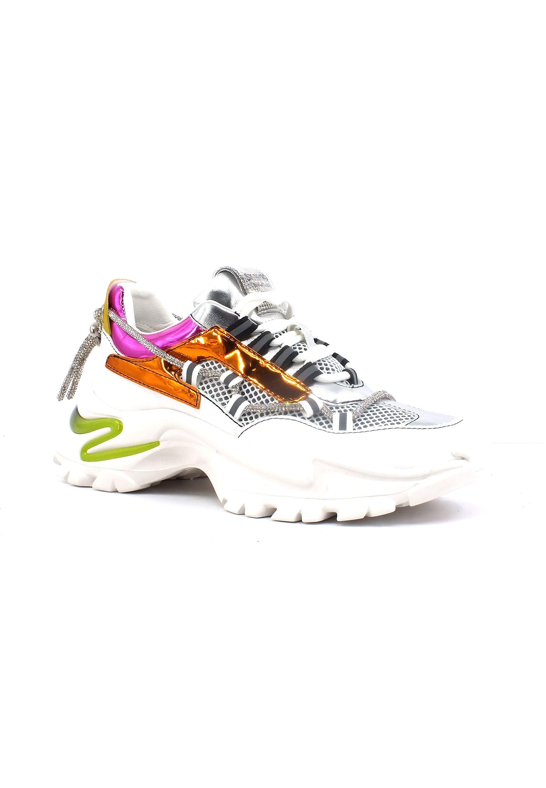 STEVE MADDEN Miracles Sneaker Donna Orange Multicolor MIRA10S1 - Sandrini Calzature e Abbigliamento