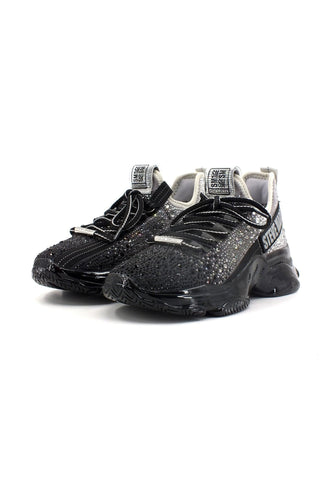 STEVE MADDEN Mistica Sneaker Donna Black Silver MIST05S1 - Sandrini Calzature e Abbigliamento