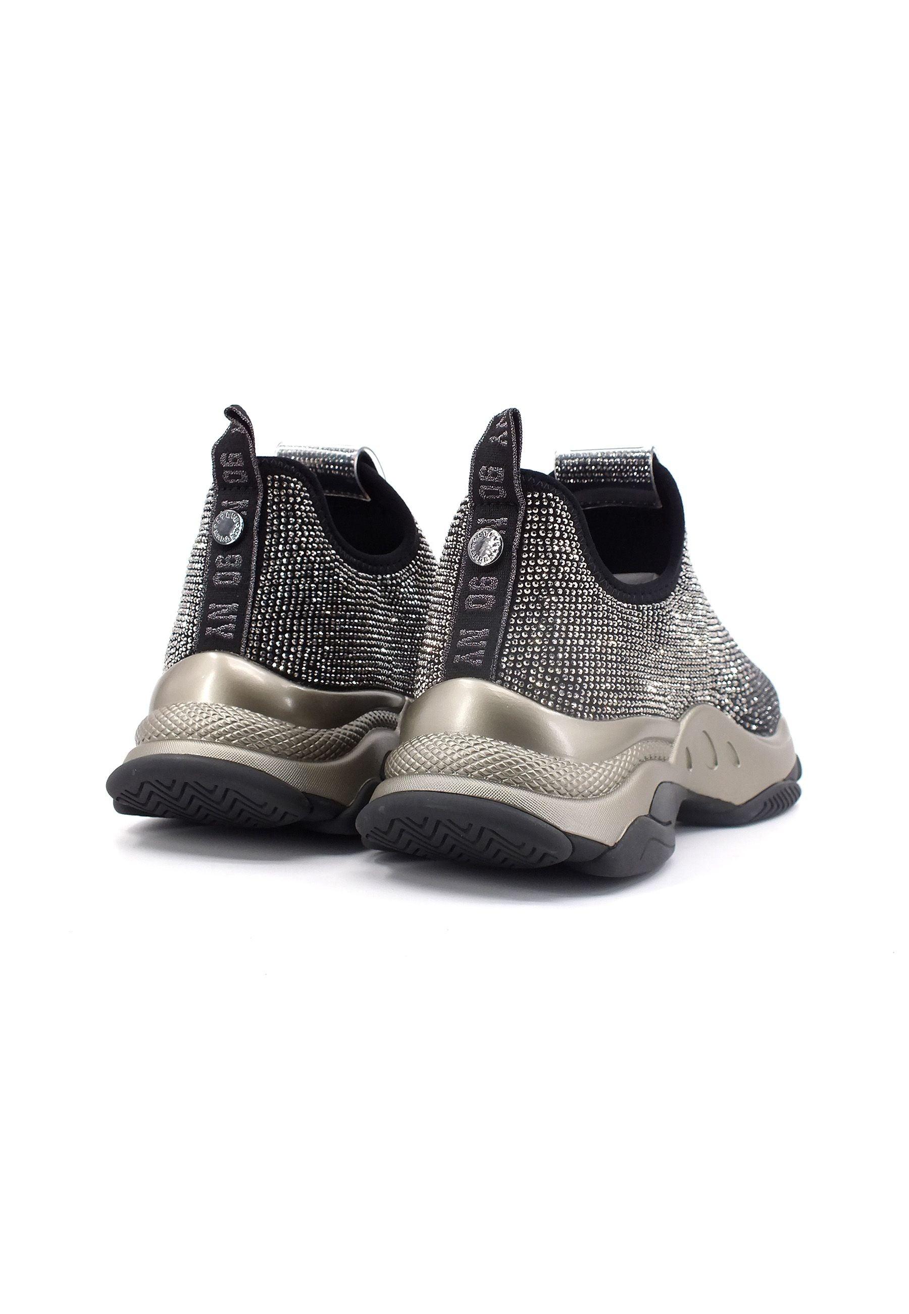 STEVE MADDEN Mythical Sneaker Donna Black Pewter MYTH03S1 - Sandrini Calzature e Abbigliamento