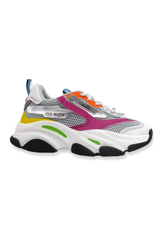 STEVE MADDEN Possession Sneaker Donna Fantasia Bright Multi POSS03S1 - Sandrini Calzature e Abbigliamento