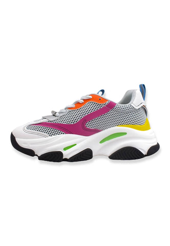 STEVE MADDEN Possession Sneaker Donna Fantasia Bright Multi POSS03S1 - Sandrini Calzature e Abbigliamento