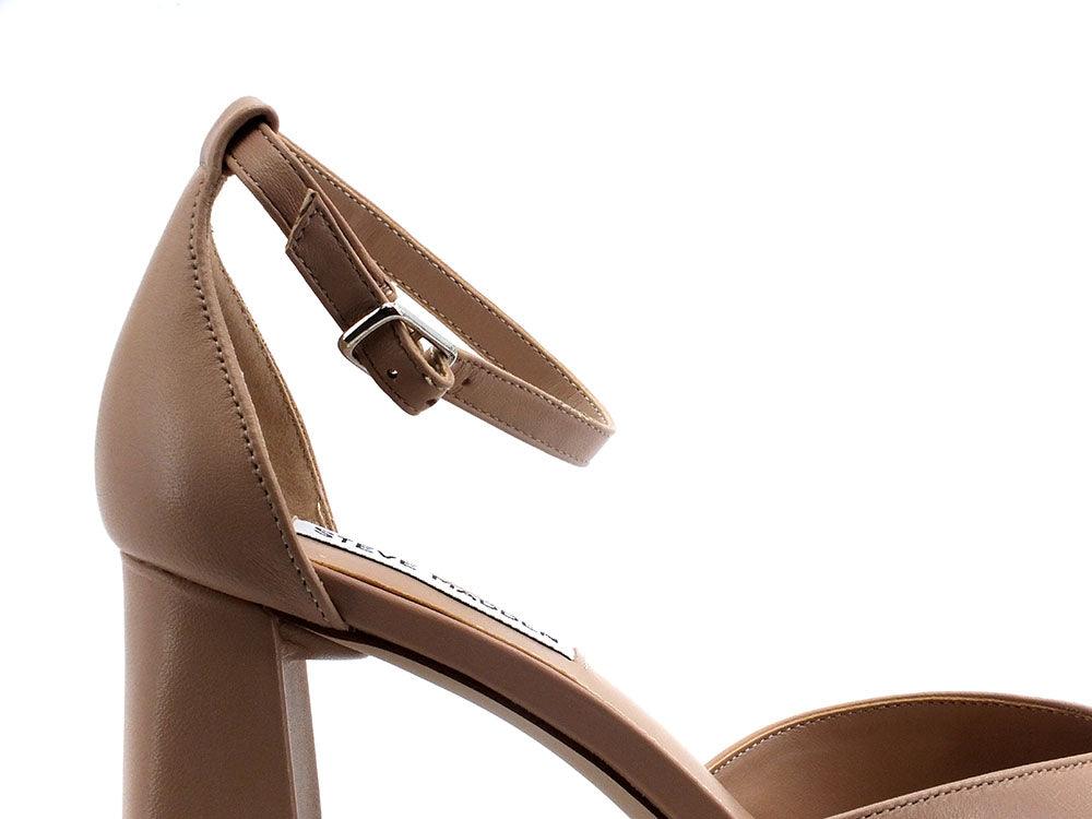 STEVE MADDEN Quintessa Sandalo Punta Pelle Tacco Beige Blush QUIN08S1 - Sandrini Calzature e Abbigliamento