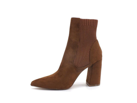 STEVE MADDEN Recite Stivaletto Tronchetto Suede Brown RECI01S1 - Sandrini Calzature e Abbigliamento