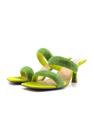STEVE MADDEN Top-Nocht Sandalo Donna Neon Lime TOPN01S1 - Sandrini Calzature e Abbigliamento