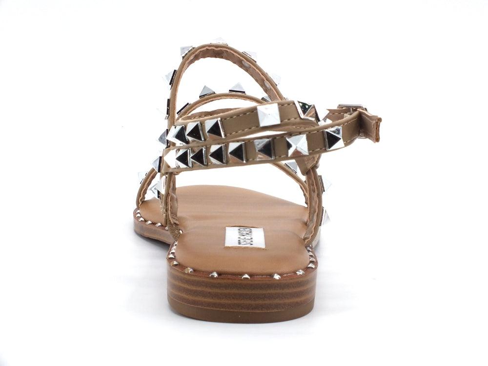 STEVE MADDEN Travel Gladiator Sandalo Borchie Tan TRAV02S1 - Sandrini Calzature e Abbigliamento