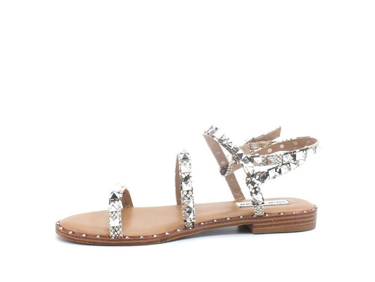STEVE MADDEN Travel Sandalo Gladiator Borchie Snake Animalier TRAV02S1 - Sandrini Calzature e Abbigliamento