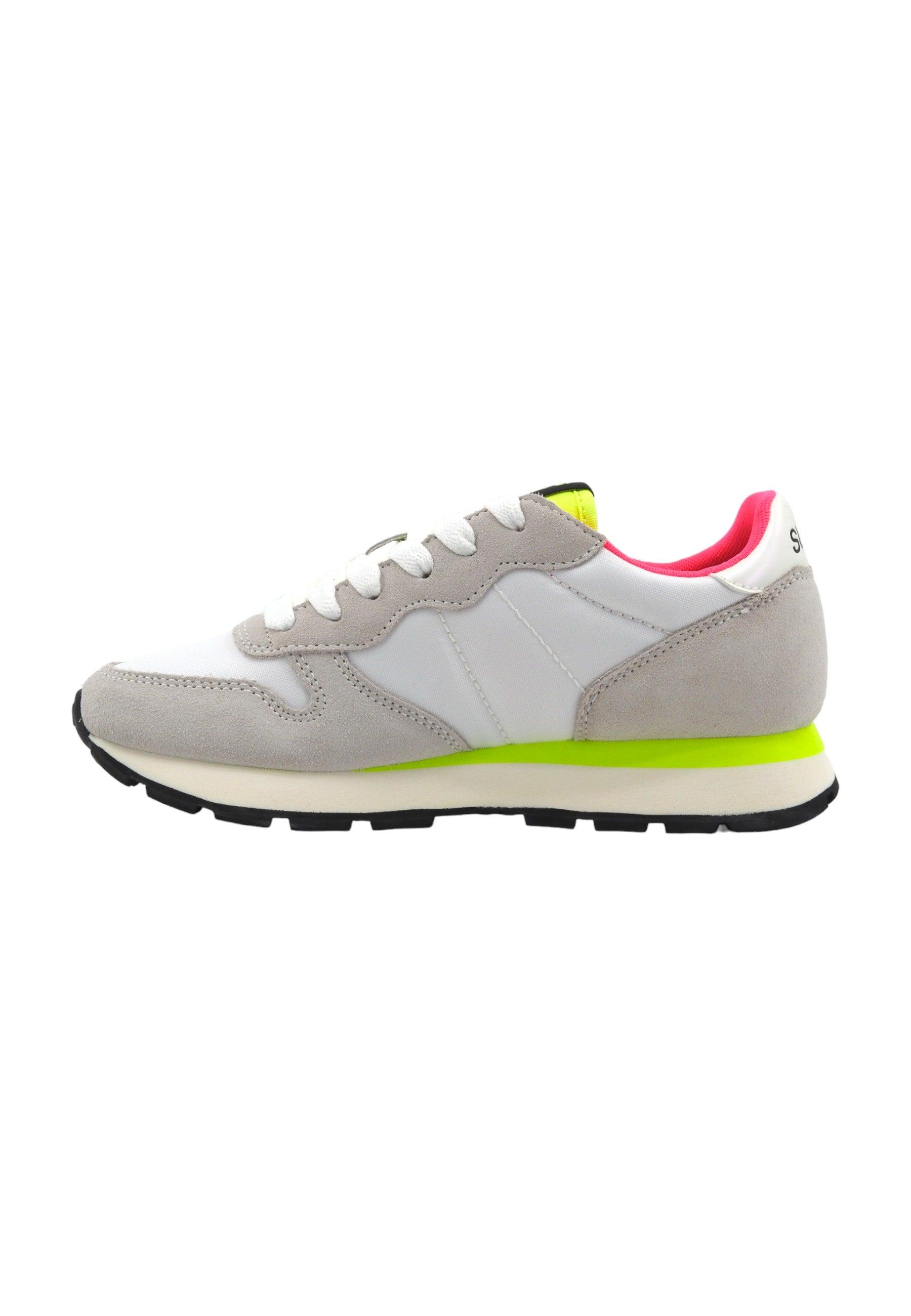 SUN68 Allt Solid Sneaker Donna Bianco Giallo Z34201 - Sandrini Calzature e Abbigliamento