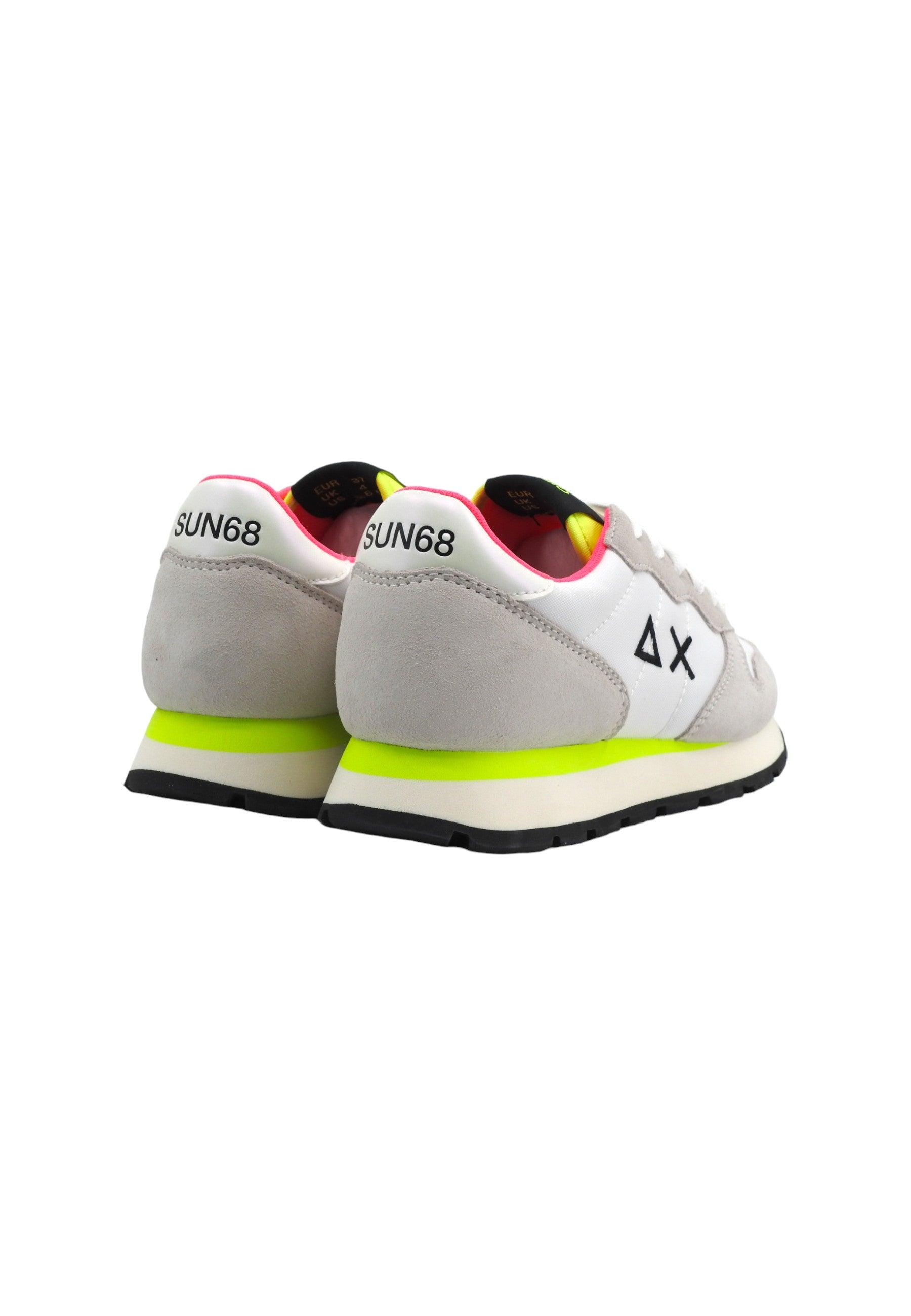 SUN68 Allt Solid Sneaker Donna Bianco Giallo Z34201 - Sandrini Calzature e Abbigliamento