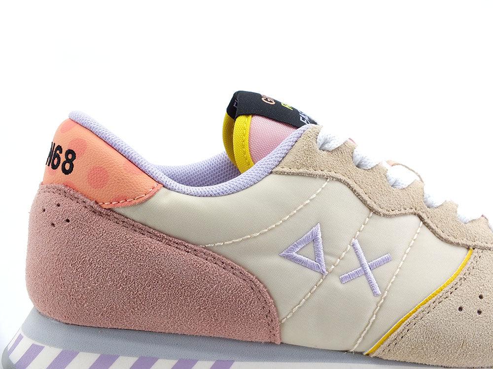 SUN68 Ally Candy Cane Sneaker Bianco Panna Z32205 - Sandrini Calzature e Abbigliamento