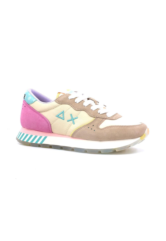 SUN68 Ally Candy Cane Sneaker Donna Bianco Panna Z33205 - Sandrini Calzature e Abbigliamento