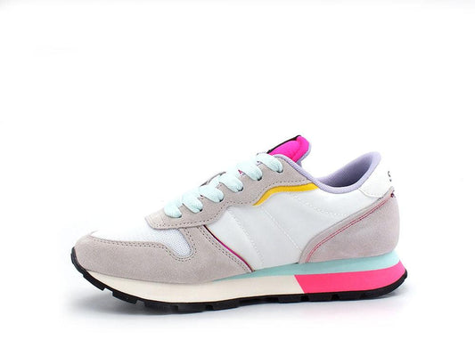 SUN68 Ally Color Explosion Sneaker Bianco Multicolor Z32204 - Sandrini Calzature e Abbigliamento