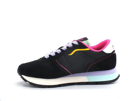 SUN68 Ally Color Explosion Sneaker Nero Z32204 - Sandrini Calzature e Abbigliamento
