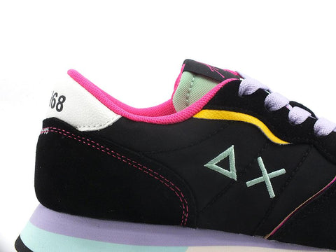 SUN68 Ally Color Explosion Sneaker Nero Z32204 - Sandrini Calzature e Abbigliamento