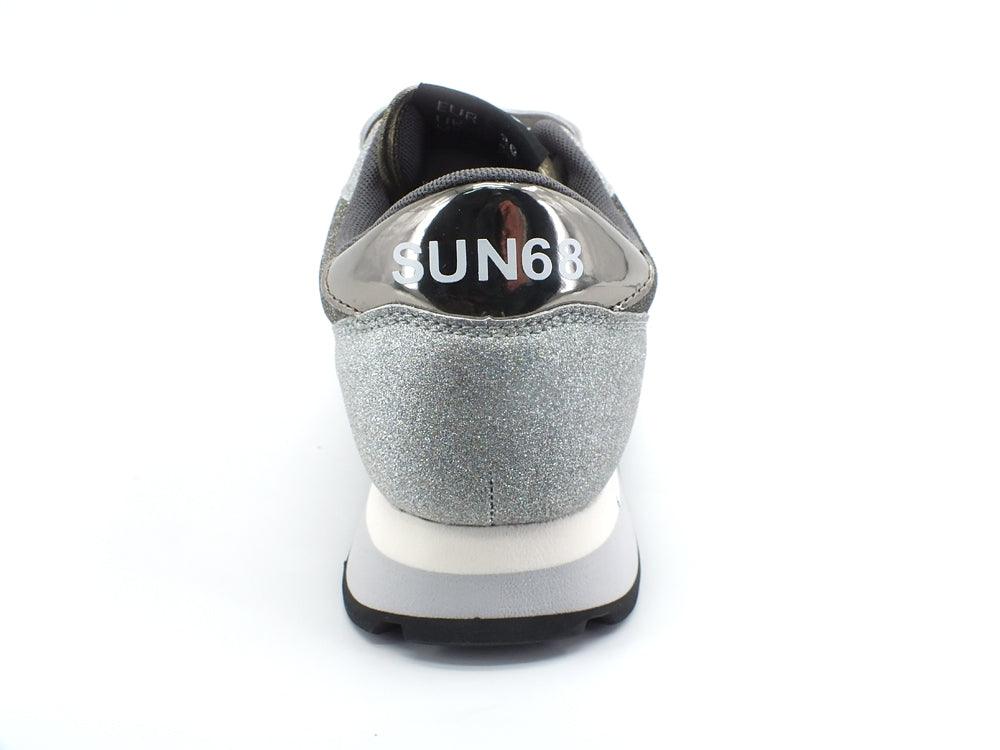 SUN68 Ally Glitter Sneaker Running Glitter Argento Z41205 - Sandrini Calzature e Abbigliamento